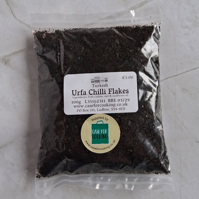 Urfa Chilli Flakes Packet of Urfa Chilli Flakes sold by Case for Cooking