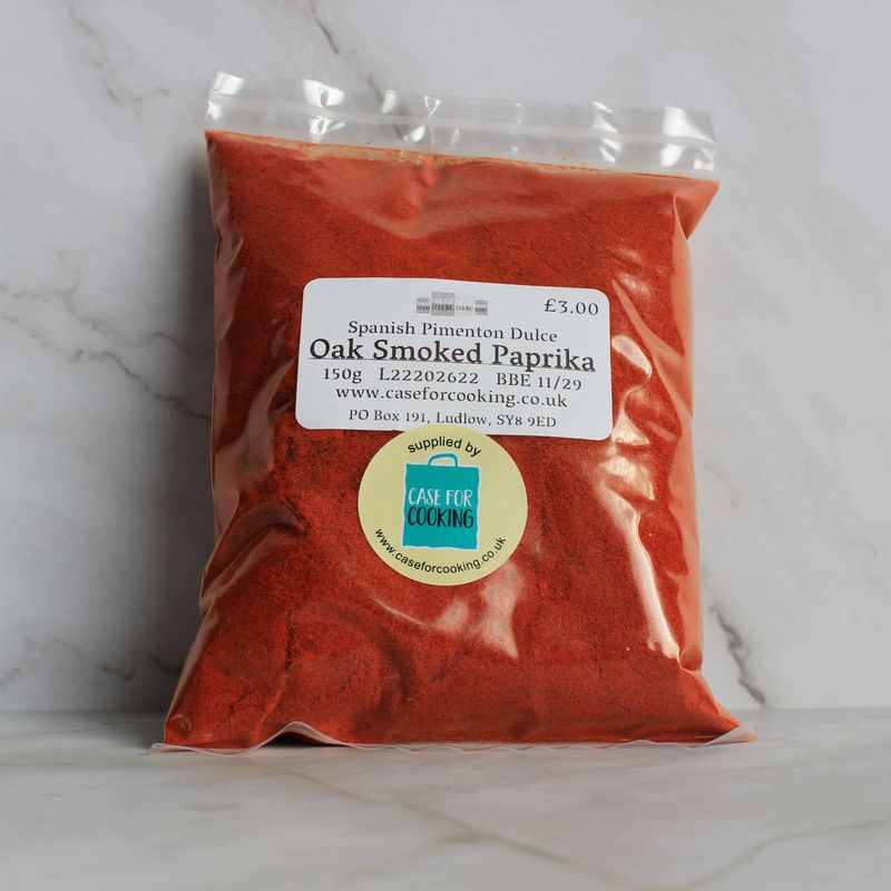 Oak Smoked Paprika Packet of Oak Smoked Paprika sold by Case for Cooking