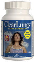 Clearlungs Blue Label Extra Strength - Ridgecrest Herbal, 60 cap