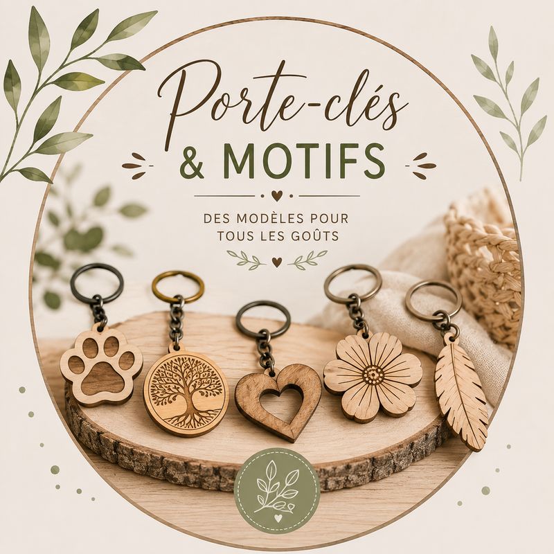 Porte-clés &amp; motifs 🌿