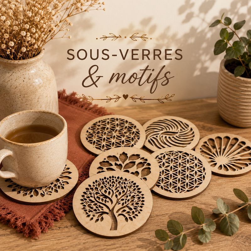 Sous-verre &amp; motifs