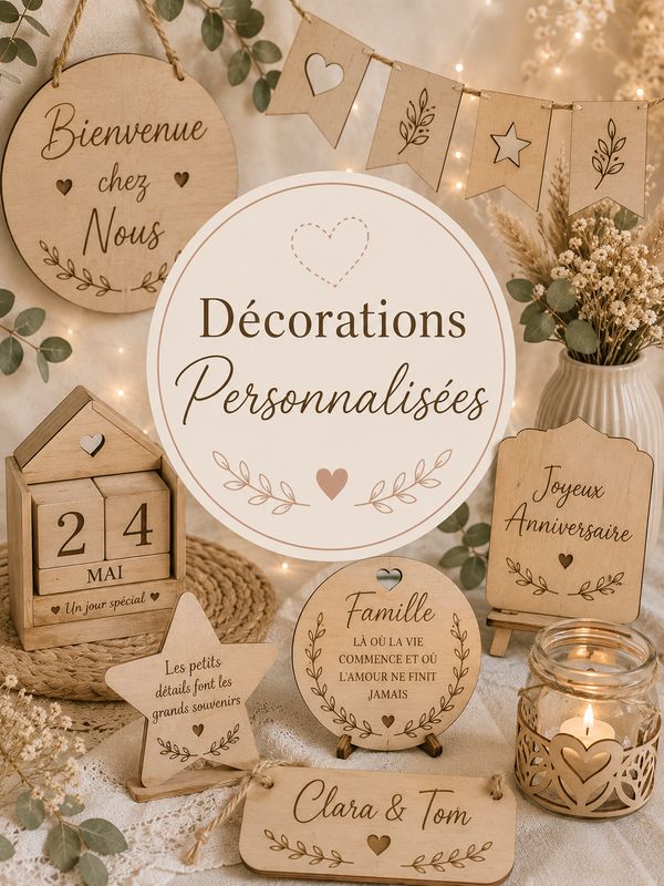 Décorations personnalisées