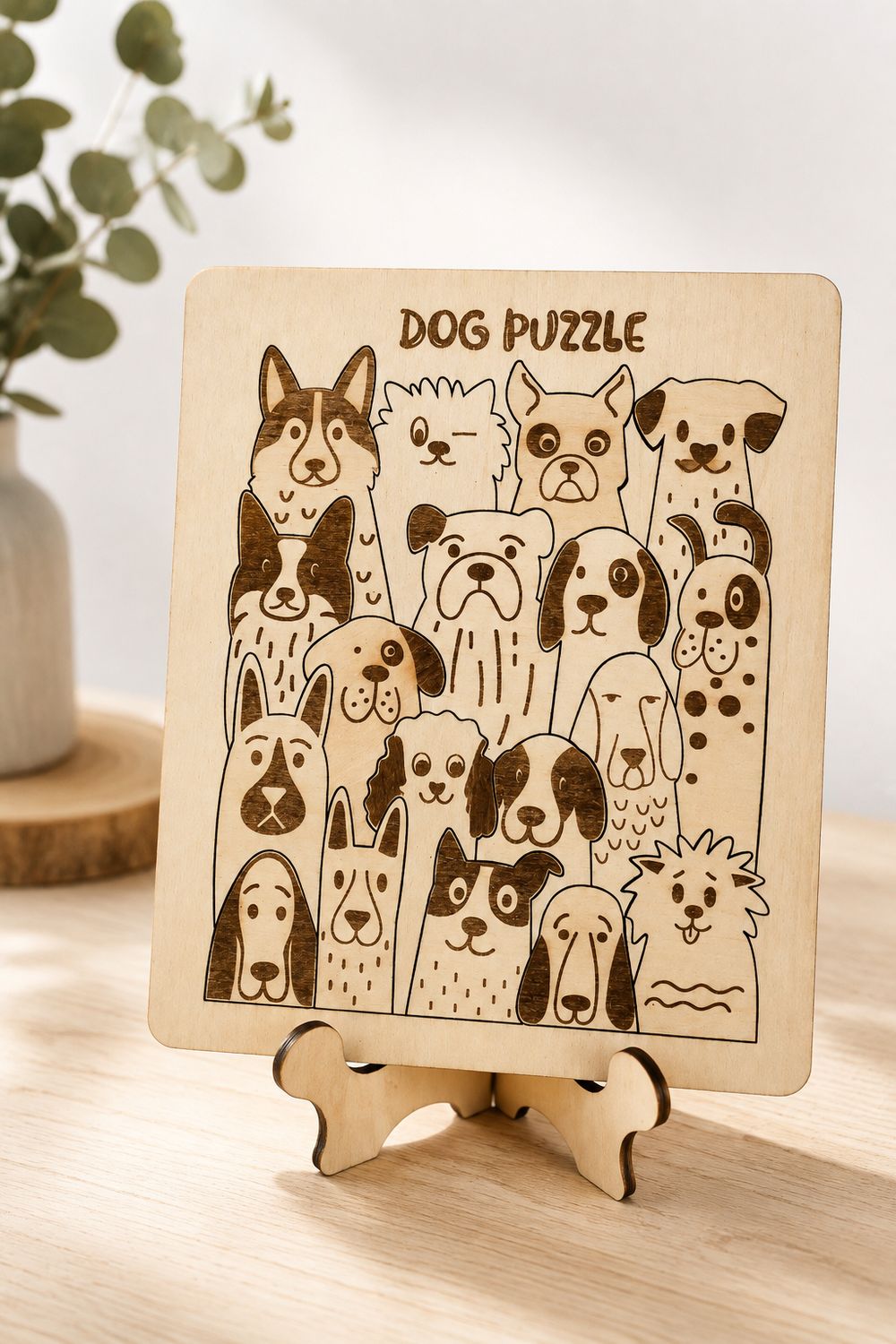 Puzzle en bois – Nos amis les chiens 🐶