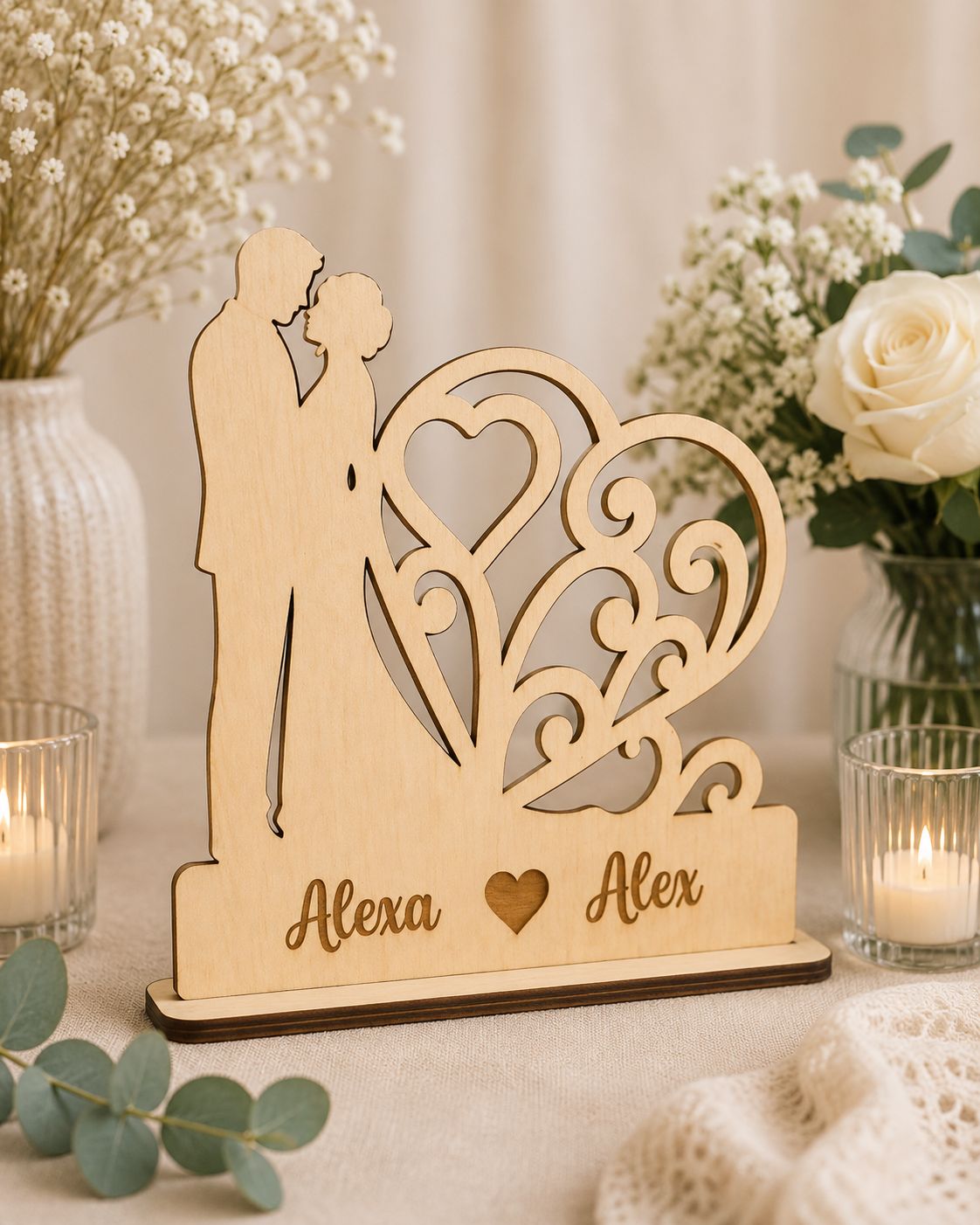 Amour Éternel – Décoration de mariage personnalisée