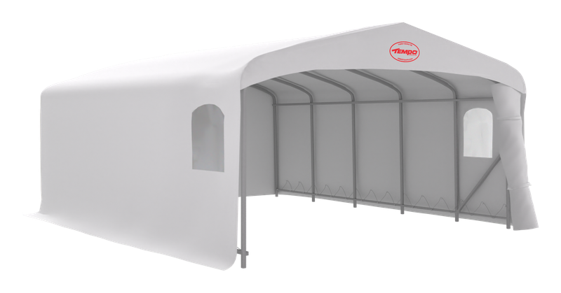 Abri complet - 12 pieds - 12 x 40 x 7 pi 0 po - A12407