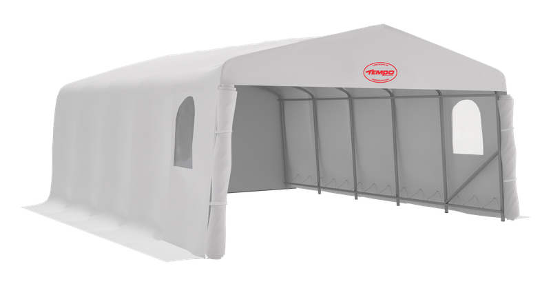 Abri complet - Double pointu 20 pieds - 20 x 24 x 7 pi 6 po - A202476