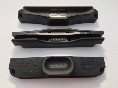 Blade Barber Ice Skate Sharpener - 7/16" ROH, 7.5° Bite Angle