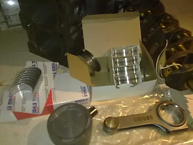 Mahle motorsport big end bearing set -.50 Zetec E