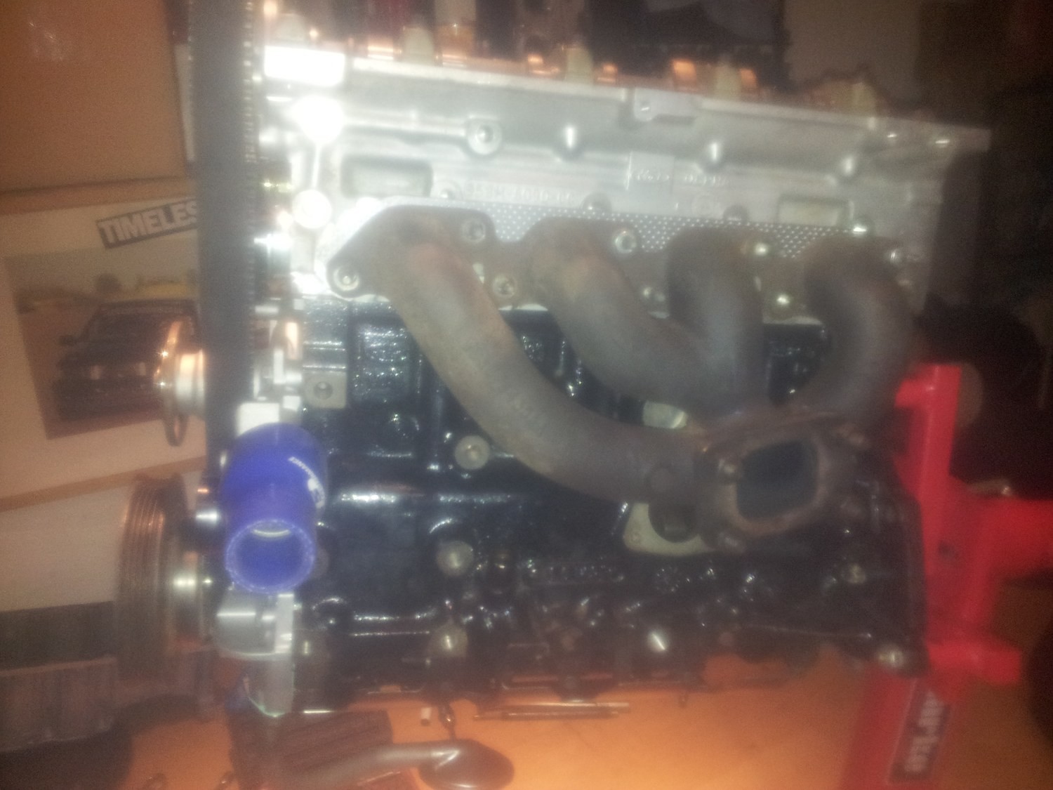 Zetec 16v Turbo. Head CVH Exhaust Manifold Conversion