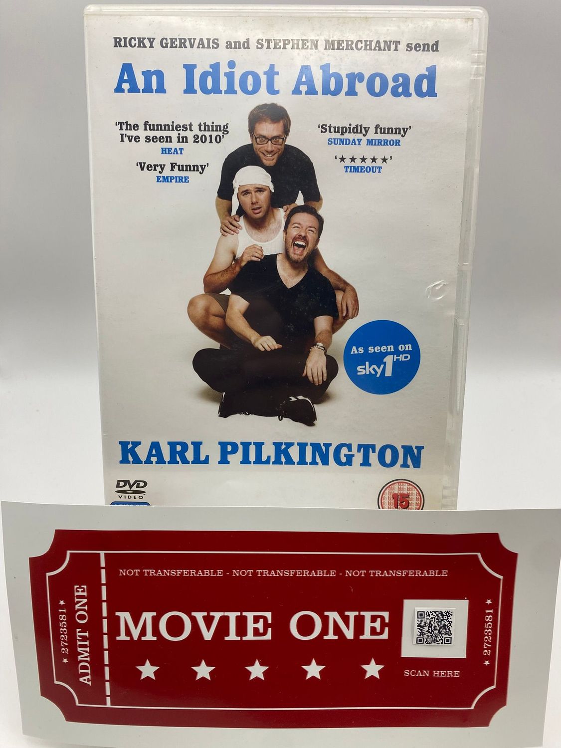 Karl Pilkington An Idiot Abroad Series 1 DVD - Internal Stock Code - IN000246