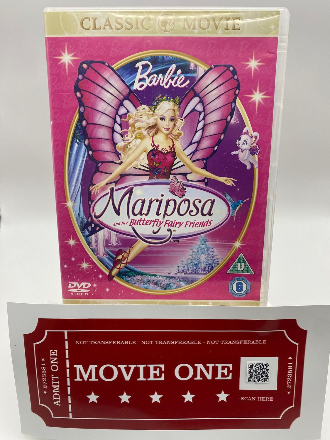 Barbie - Mariposa And Her Butterfly Fairy Friends DVD - Internal Stock Code - IN000263