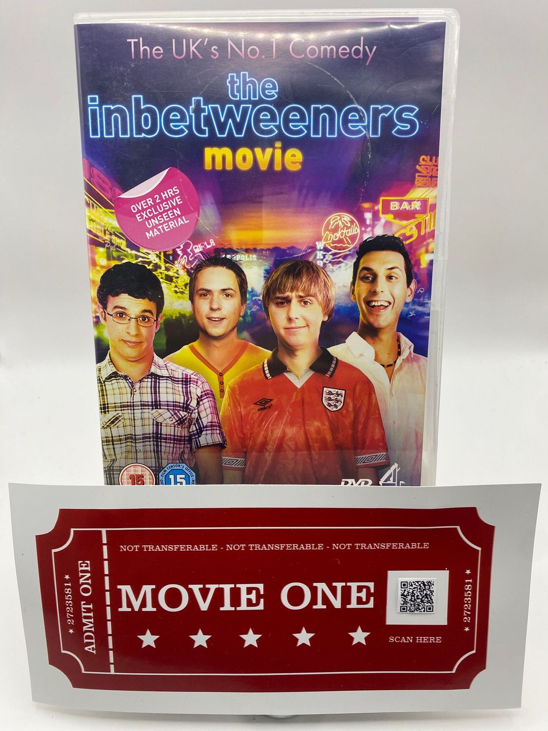 The Inbetweeners Movie DVD - Internal Stock Code - IN000176