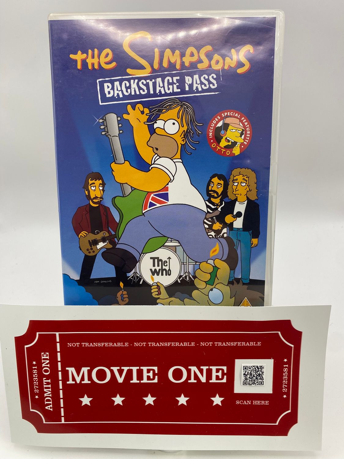 20th Century Fox The Simpsons - Backstage Pass - Internal Stock Code - IN000439
