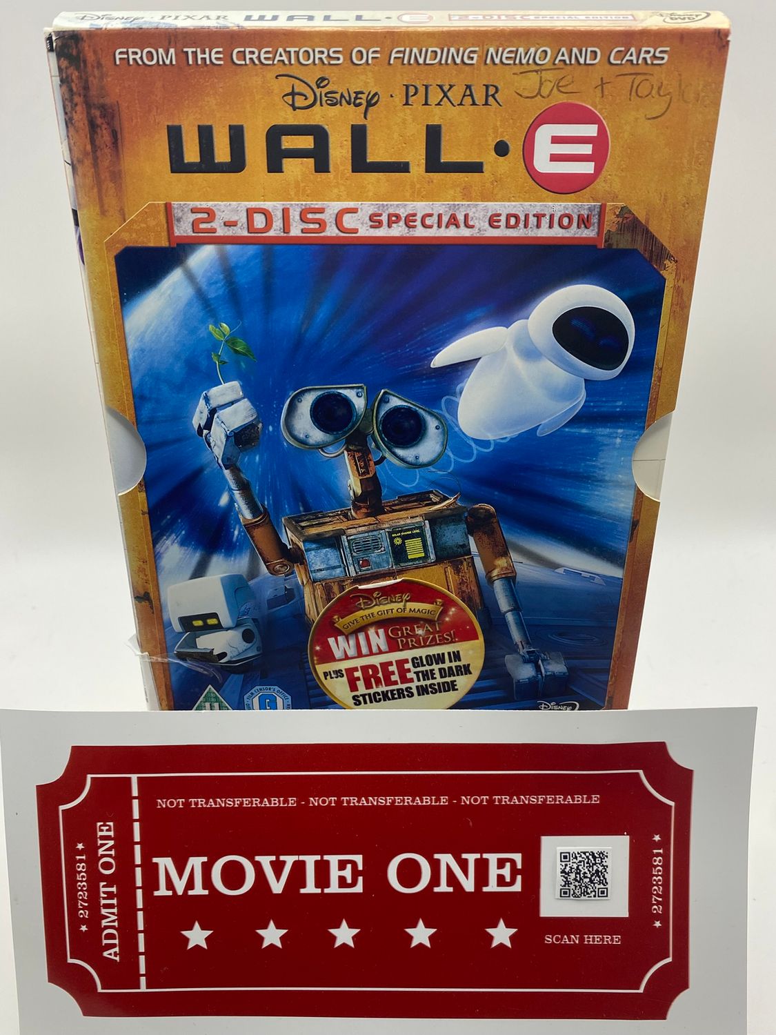 WALL-E DVD Retail Morrisons DVD - Region 2 - IN000378
