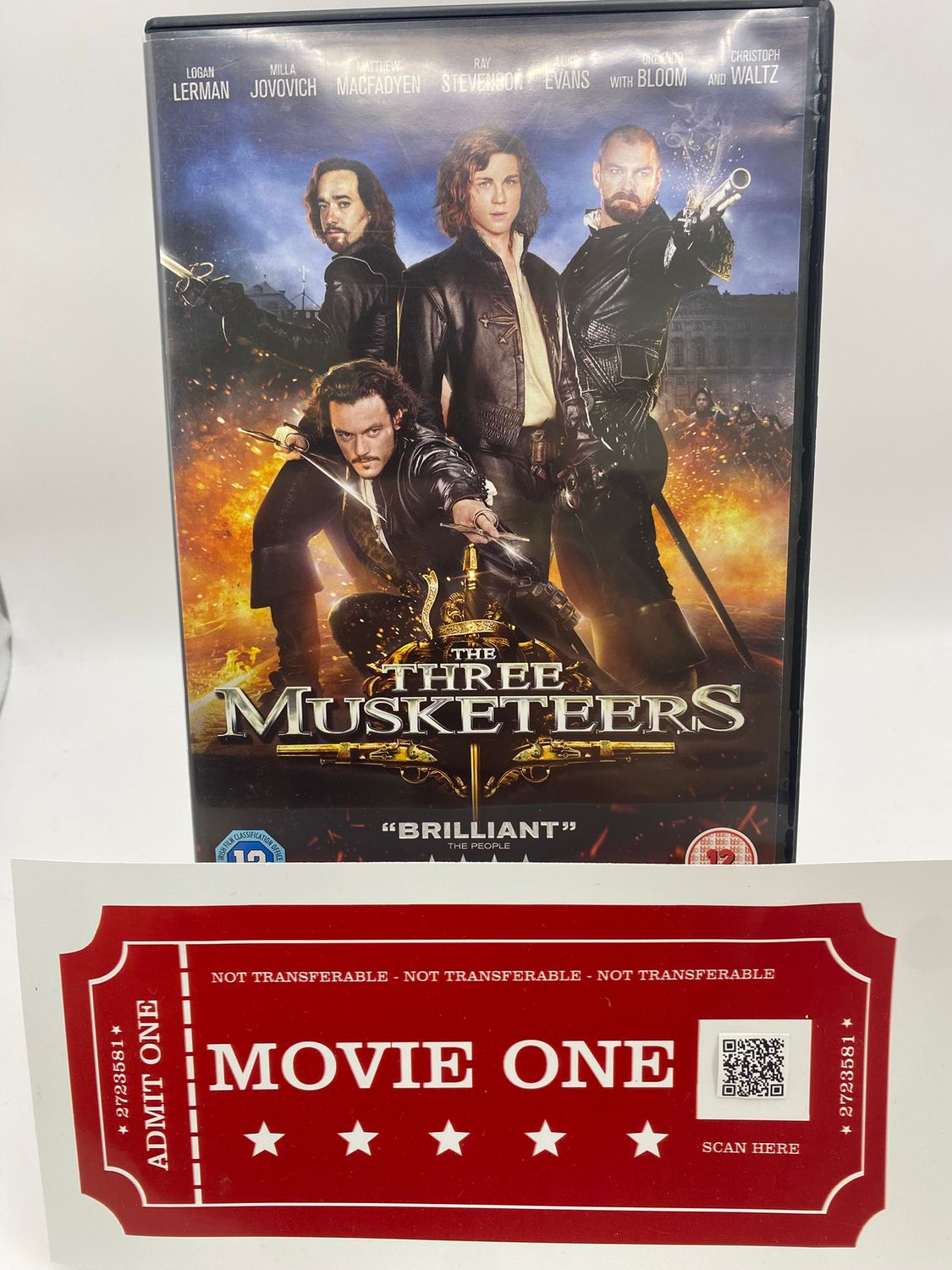 Three Musketeers DVD - Internal Stock Code - IN000453