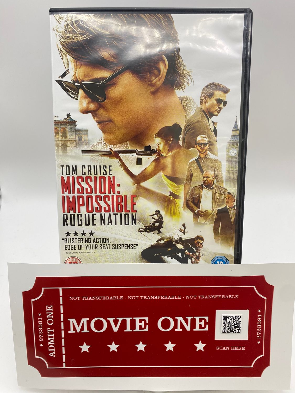 Mission Impossible: Rogue Nation DVD - Internal Code IN000499