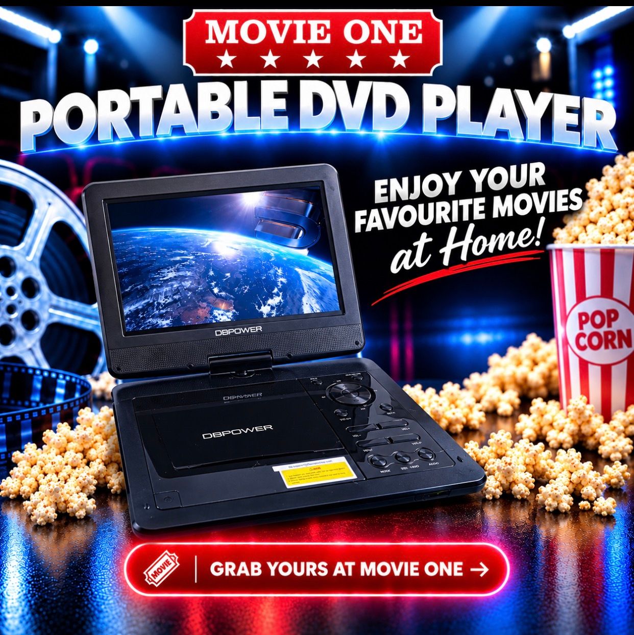 DBPOWER DVD Player Model : - CHY-10 - Internal Stock Code - INHW00002