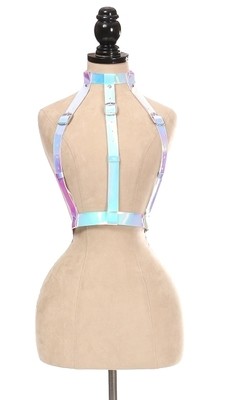 Blue/Purple Holo Body Harness