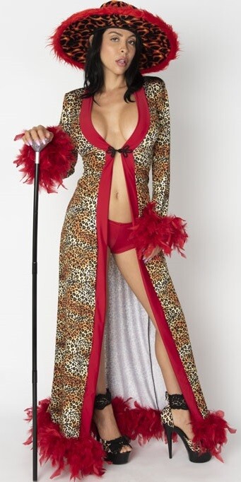 Madame Pimp Cheetah Red