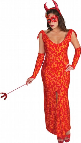 Delicate Illusions Up-in-Flames Sexy Devil Costume