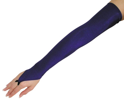 Delicate Illusions 1001L Lycra Satin Look finger-less opera length gloves