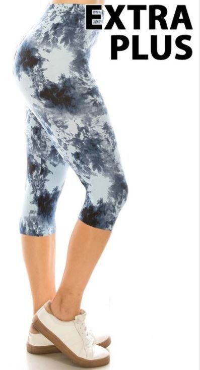 One Size Extra Plus Tye Dye Blue