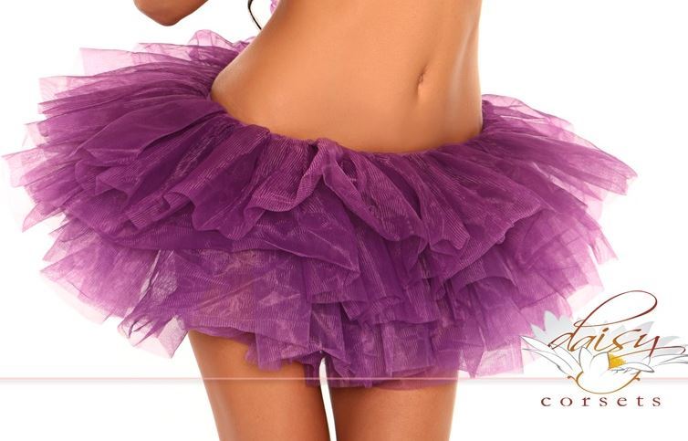 Daisy Corsets Petticoat Purple