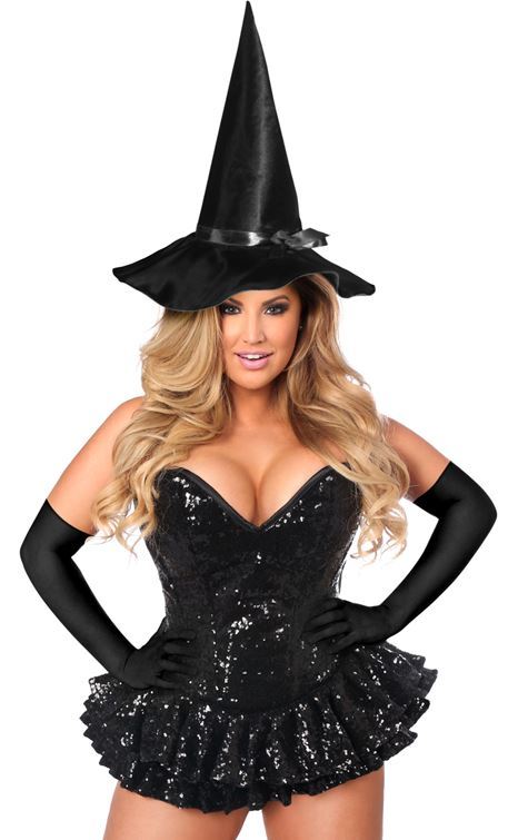 Sequins Corset Witch Costume