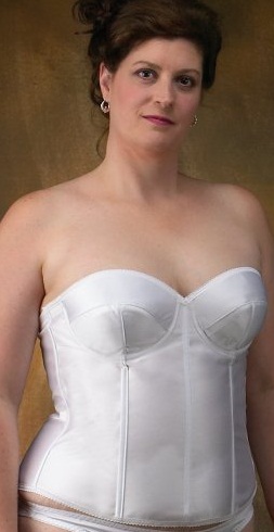 Empire Intimates 1787x Plus size Bridal Strapless Bustier