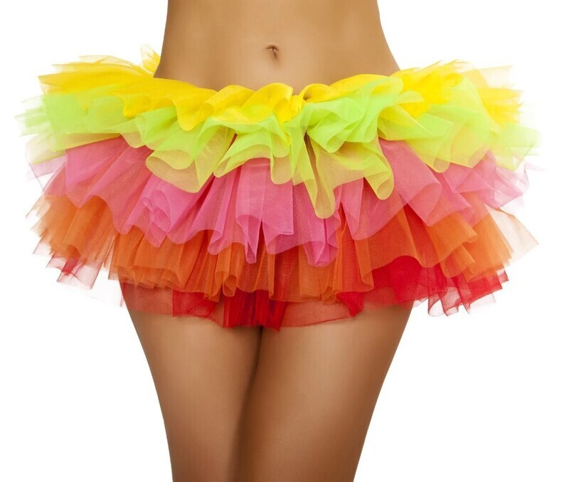 Rainbow tutu One size