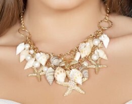 Roma Mermaid shell Necklace