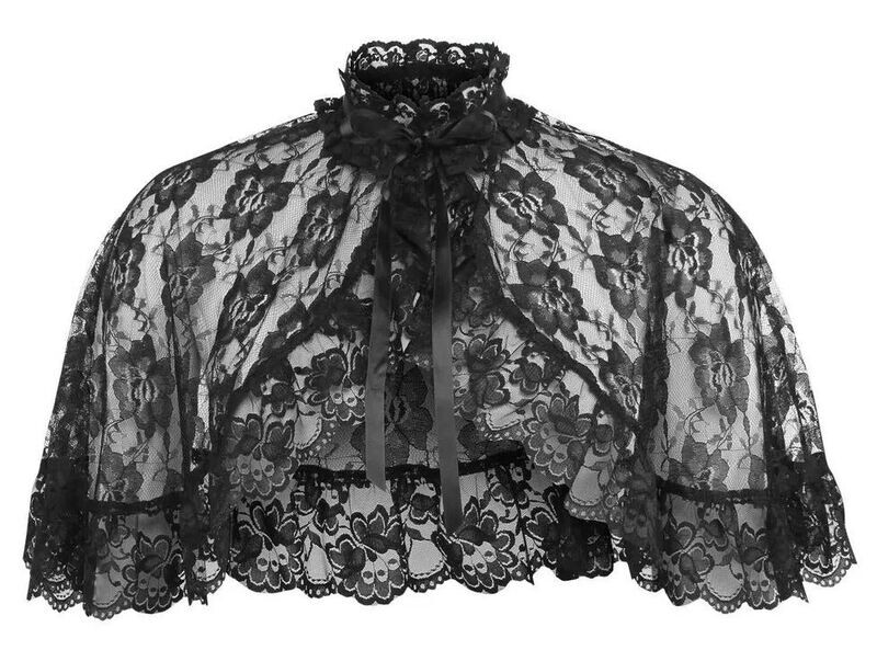 Black Lace Cape