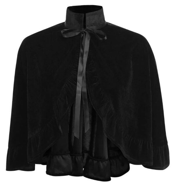 Black Velvet Cape