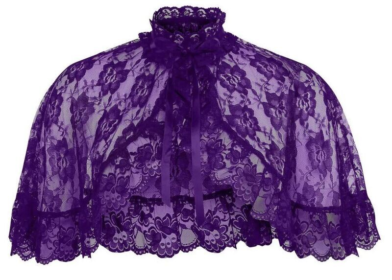 Purple Lace Cape