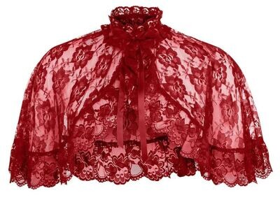 Red Lace Cape