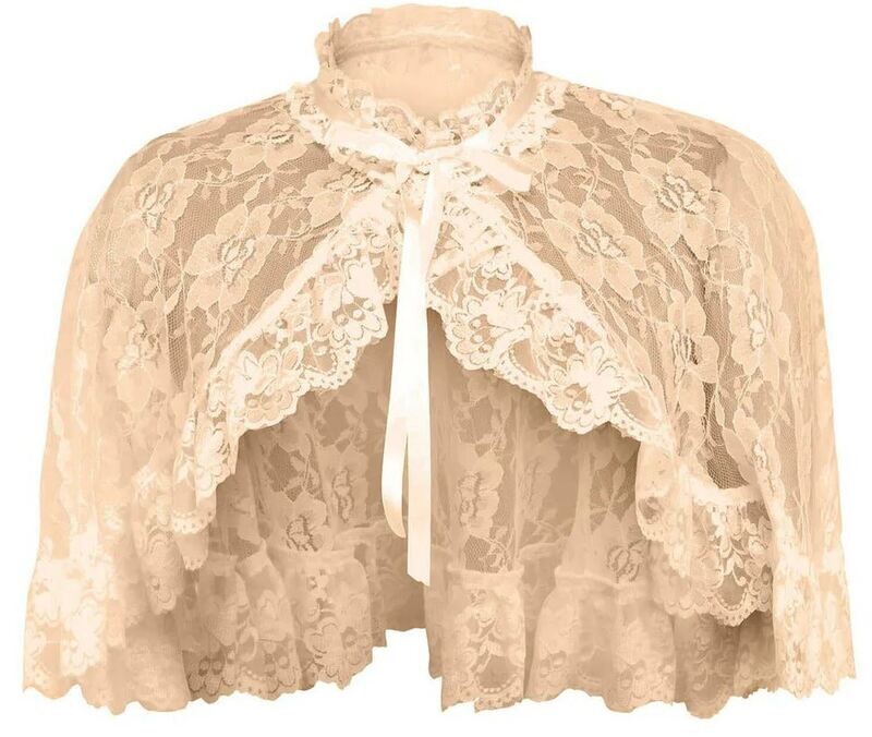 Ivory Lace Cape