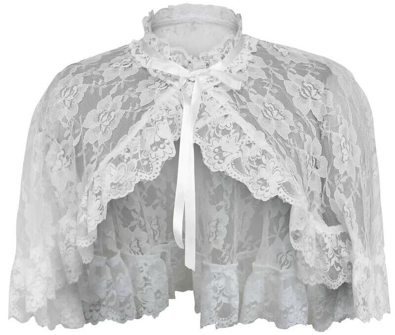 White Lace Cape