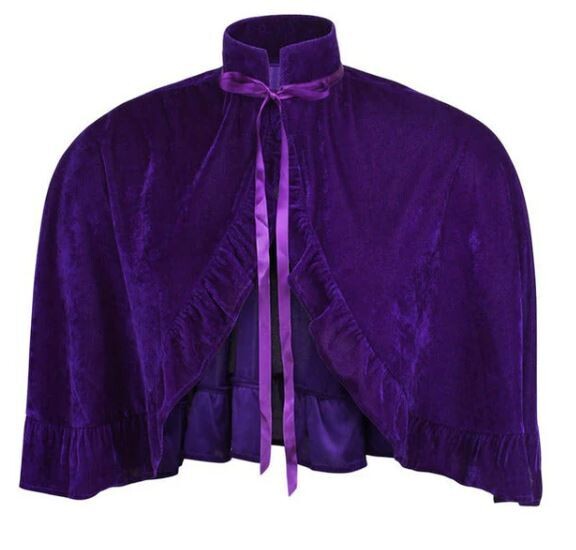Purple Velvet Cape