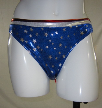 Patriotic American Flag Bikini Bottom