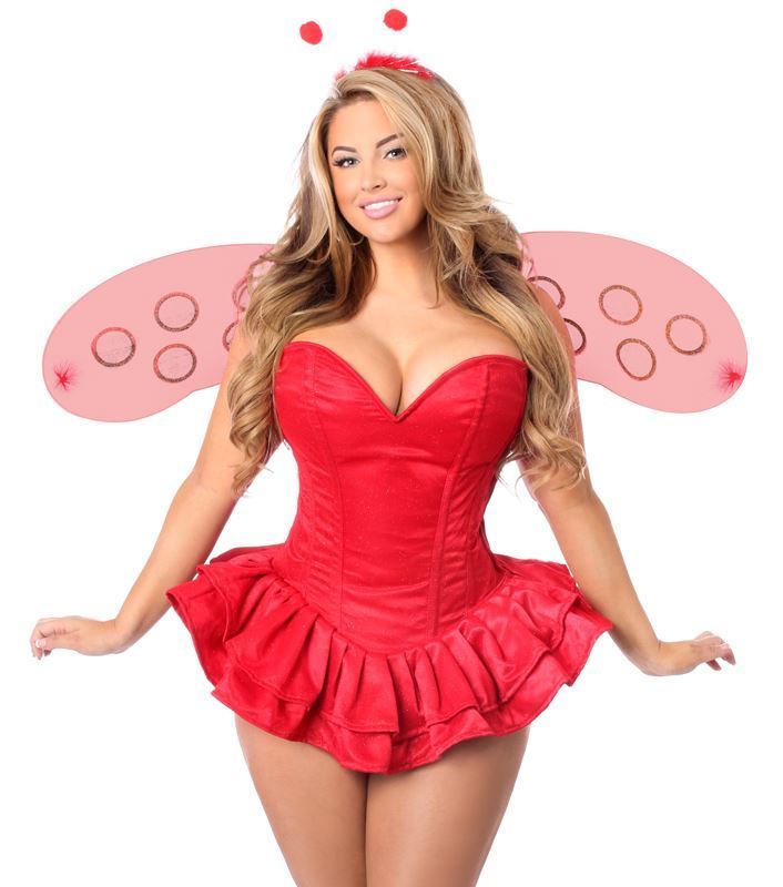 Plus Size Ladybug Costume Corset