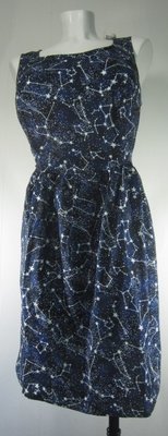 Retro Plus Size constellation Dress 4x