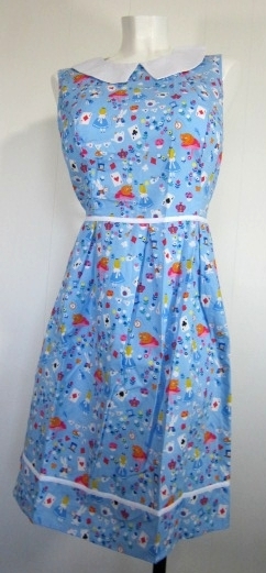 Plus Size Retro Alice in the Wonderland Dress 1x