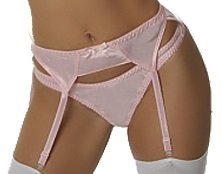 Empire Intimates 316 Shiny Sexy Satin Thong Pink Small Only