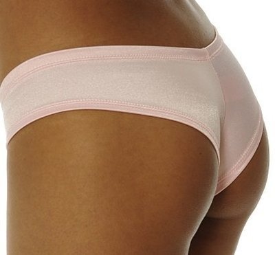 Satin Low rise Cheeky Panty Pink