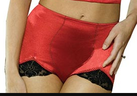 Rago 919 High Cut Panty Brief Light Shaping Red Small to 2X
