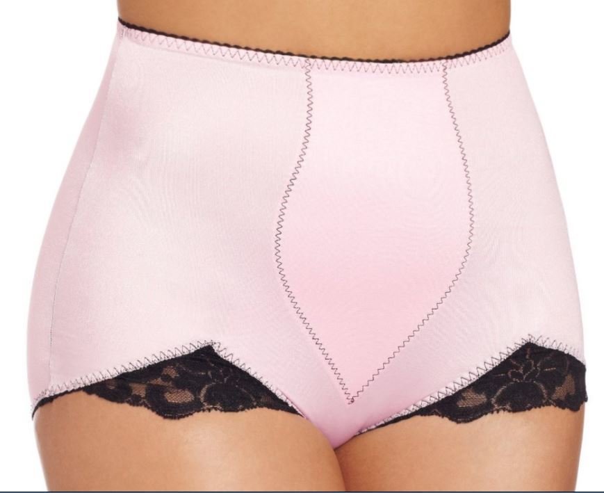 Rago 919 High Cut Panty Brief Light Shaping Pink Small to 2X