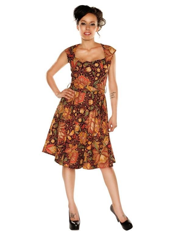 Plus Size Retro Nature Dress 3x Only