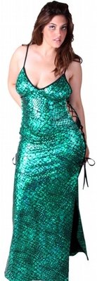 Delicate Illusions L0704hox Shiny Long Metallic Plus Size Dress Lace up side Slits