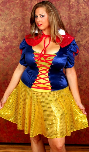Delicate Illusions FT_PRINCESS_07 Plus size Snow White Costume
