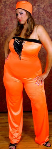Delicate Illusions PARIS_JAILX Plus size Sexy Prisoner Costume catsuit